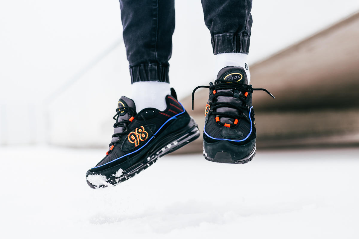 air max 98 black amarillo university red