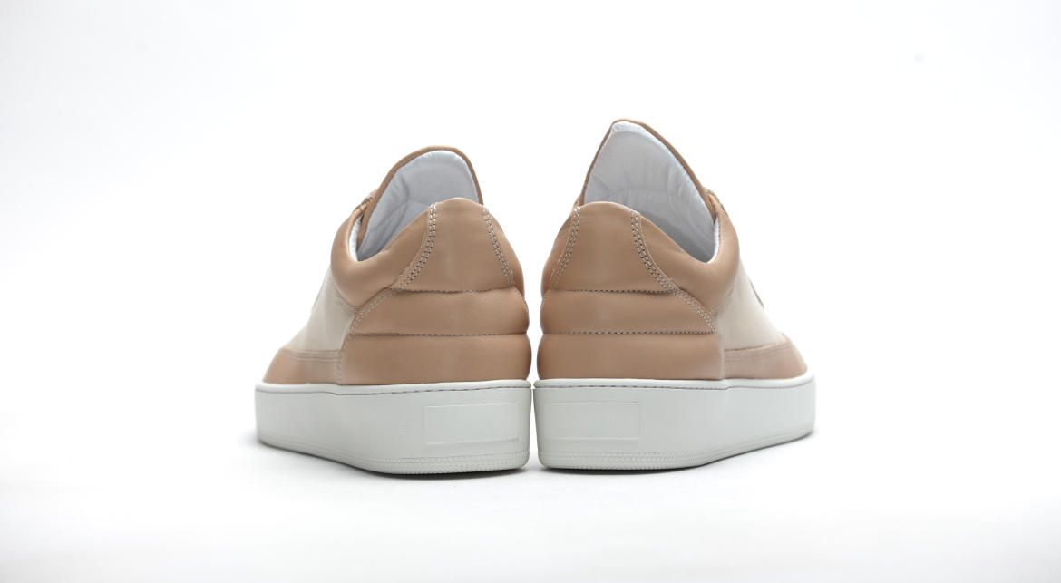 Filling Pieces Low Top Woven "Front Beige"
