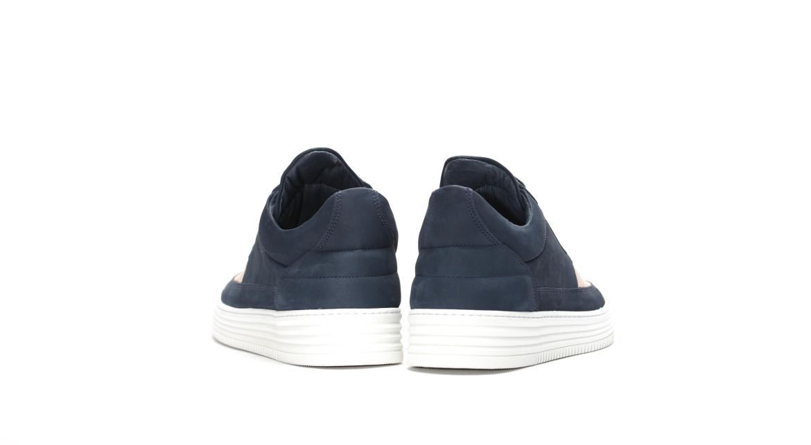 Filling Pieces Low Top Salmon Toe "Navy"