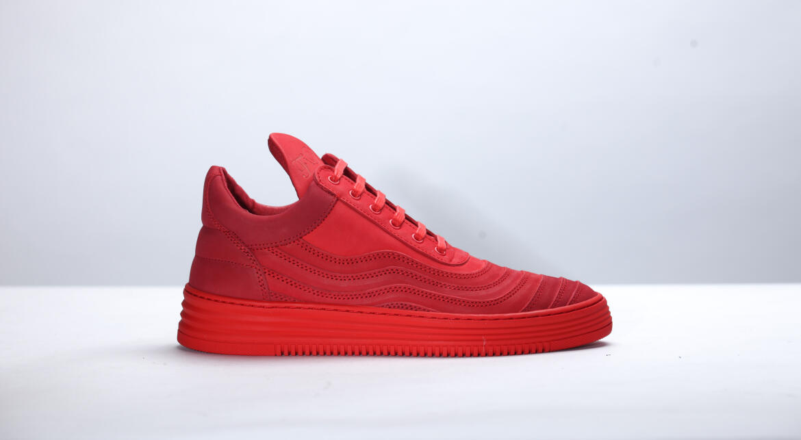 Filling Pieces Low Top "All Red"