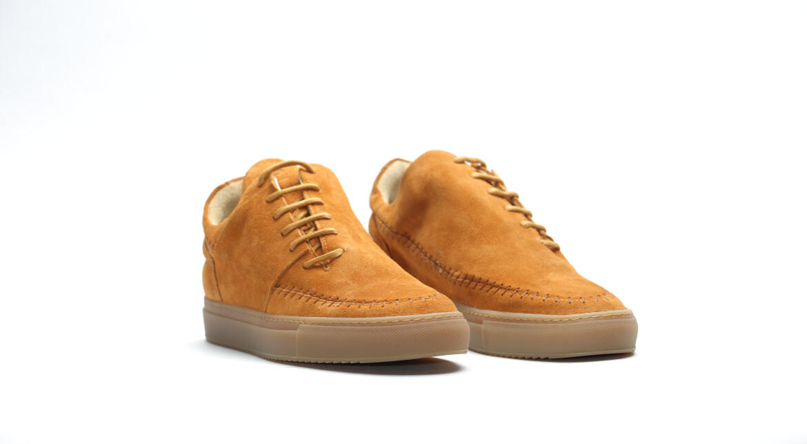 Filling Pieces Low Apache Suede "Cognac" - Image 4