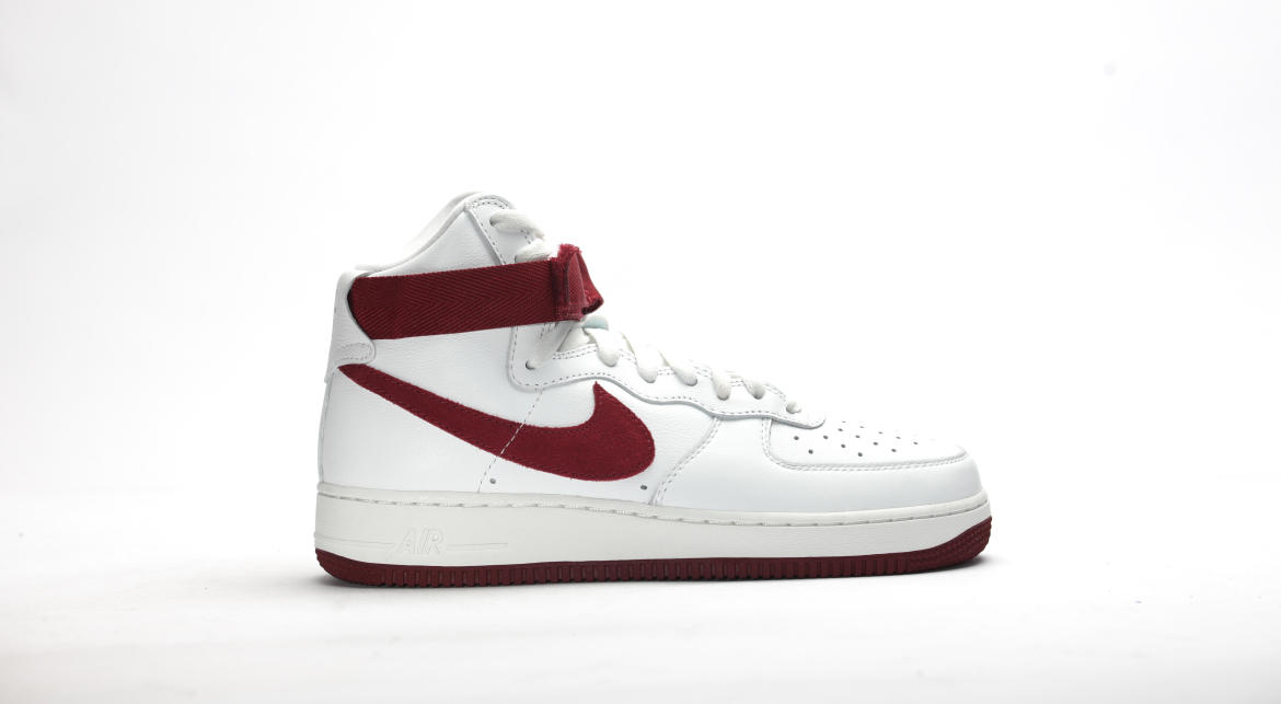 Nike Air Force 1Hi Retro QS Team Red | AFEW STORE Nike Air Force 1 High Retro QS White Team Red First Images