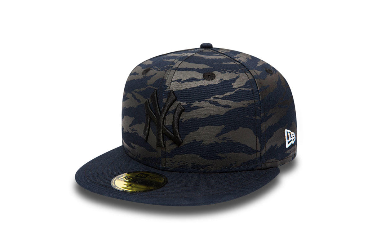 New Era Tiger Camo 59Fifty New York Yankees "Navy Black"