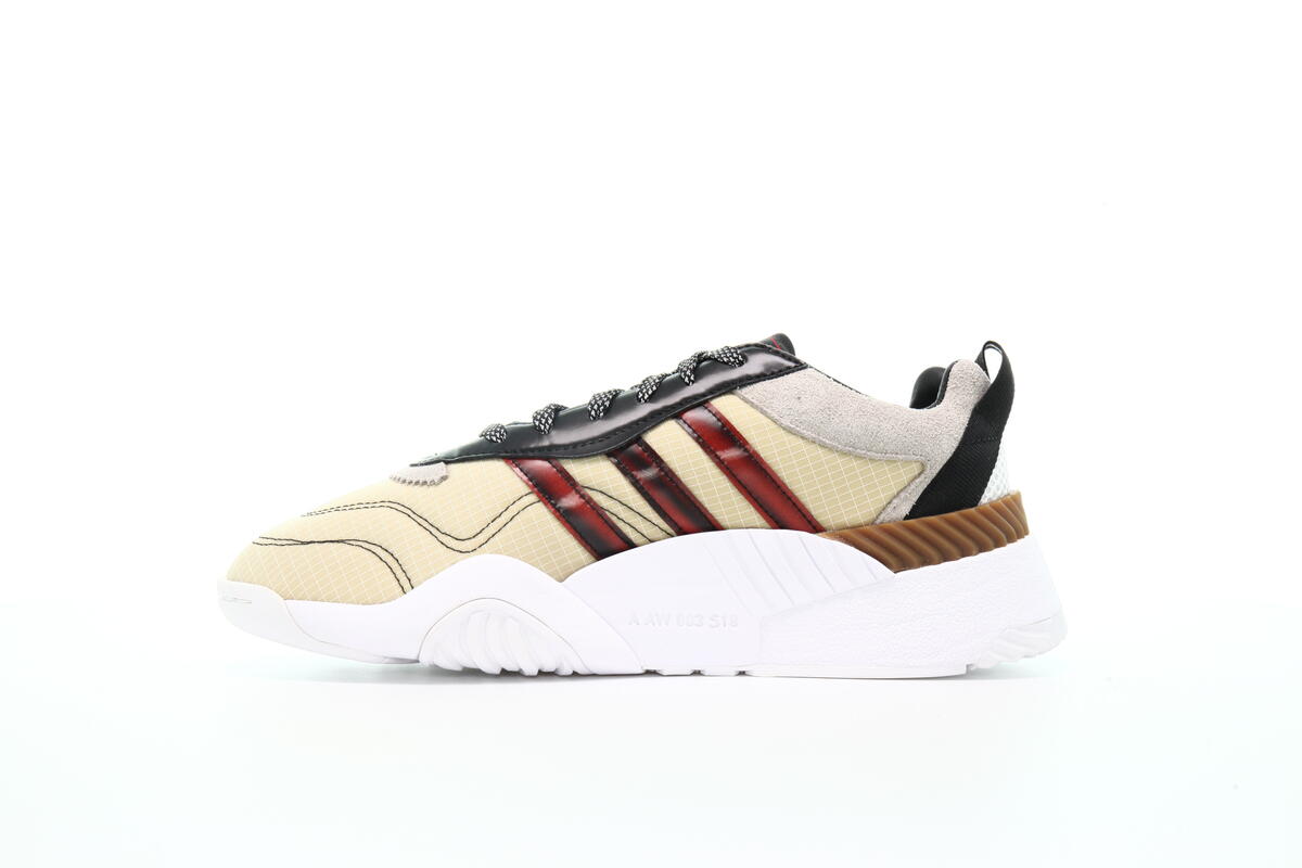 adidas X Alexander Wang Turnout Trainer Mens Lifestyle Shoe - Cream/White-Red - Image 13