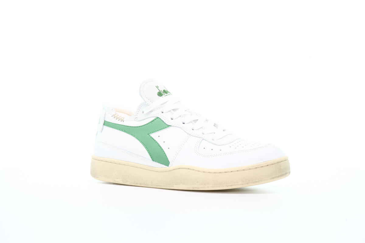 Diadora Mi Basket Row Cut 'Stone Green' - Image 3