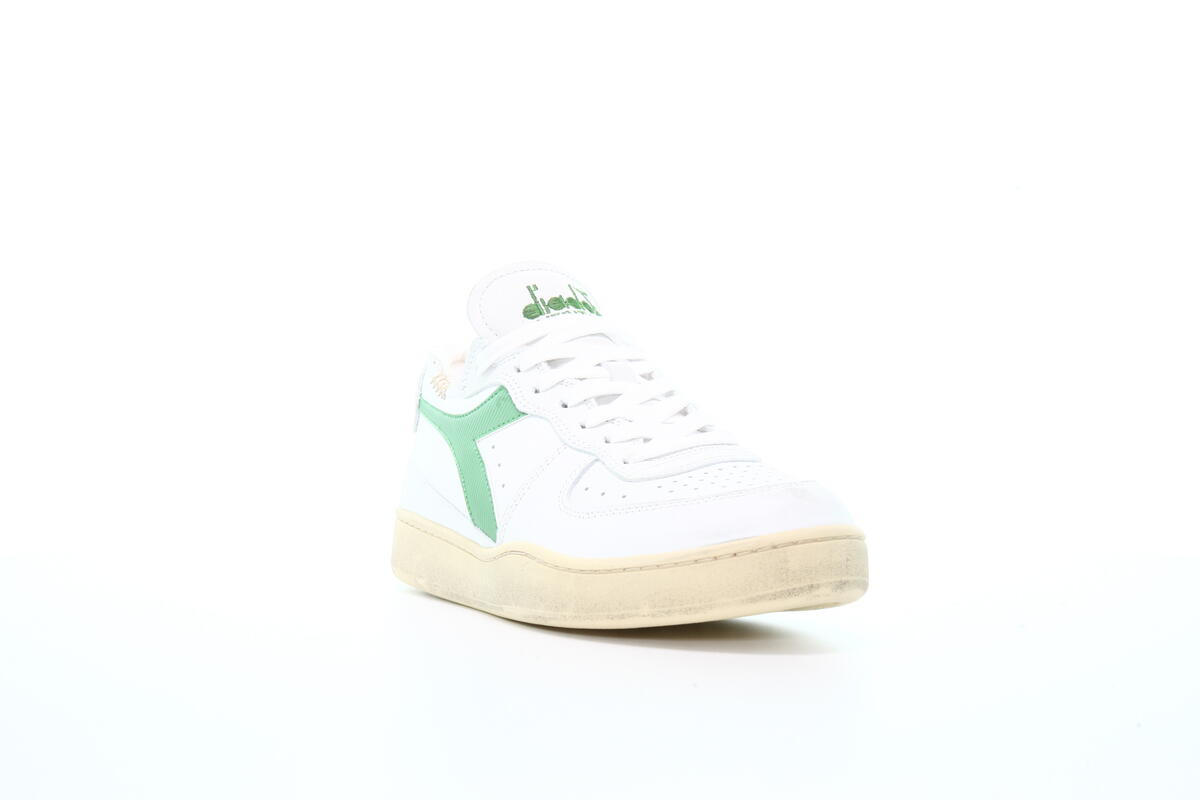 Diadora Mi Basket Row Cut 'Stone Green' - Image 4