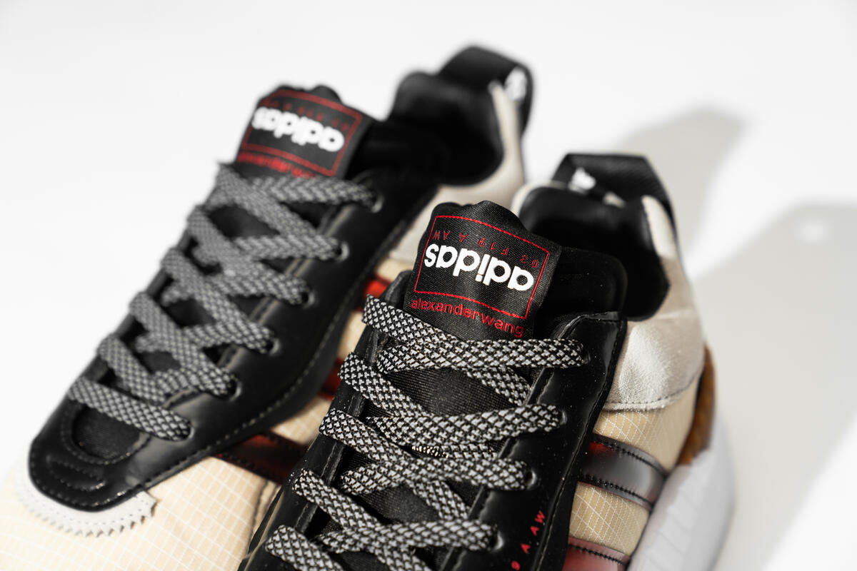 adidas X Alexander Wang Turnout Trainer Mens Lifestyle Shoe - Cream/White-Red - Image 20
