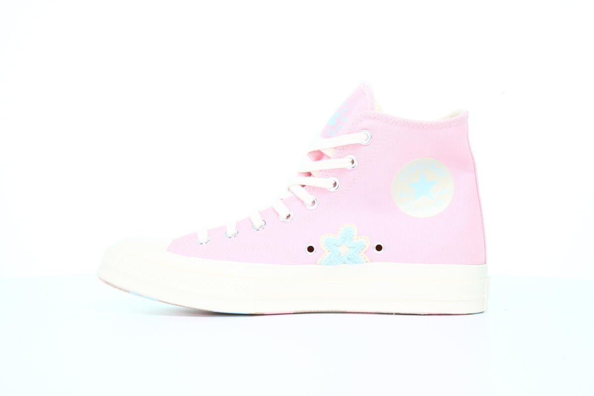 Converse x Golf Le Fleur Chenille Chuck 70 HI "Almond" - Image 8
