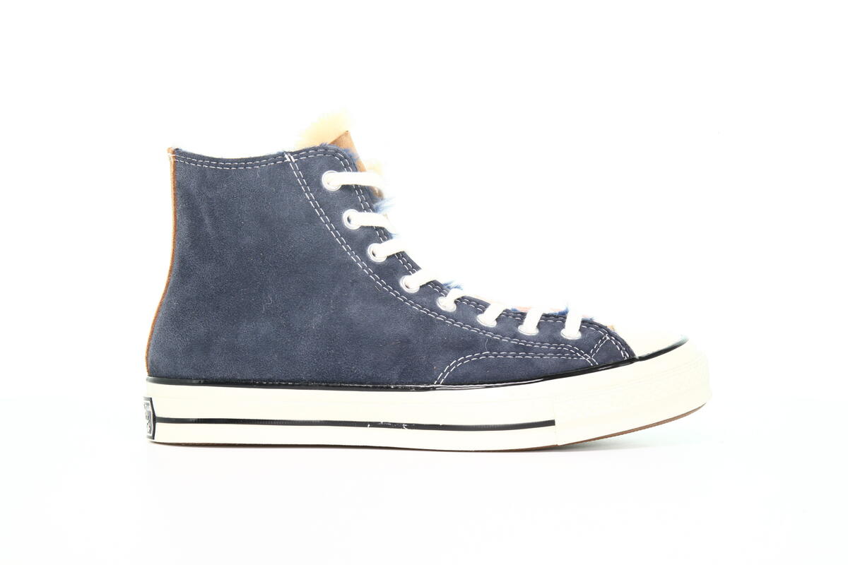 Converse x Shearling Chuck 70 HI "Navy Blue" - Image 12