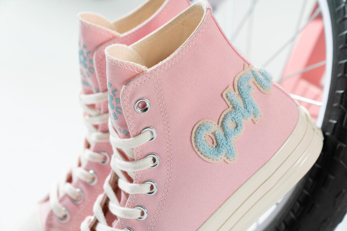 Converse x Golf Le Fleur Chenille Chuck 70 HI "Almond" - Image 15