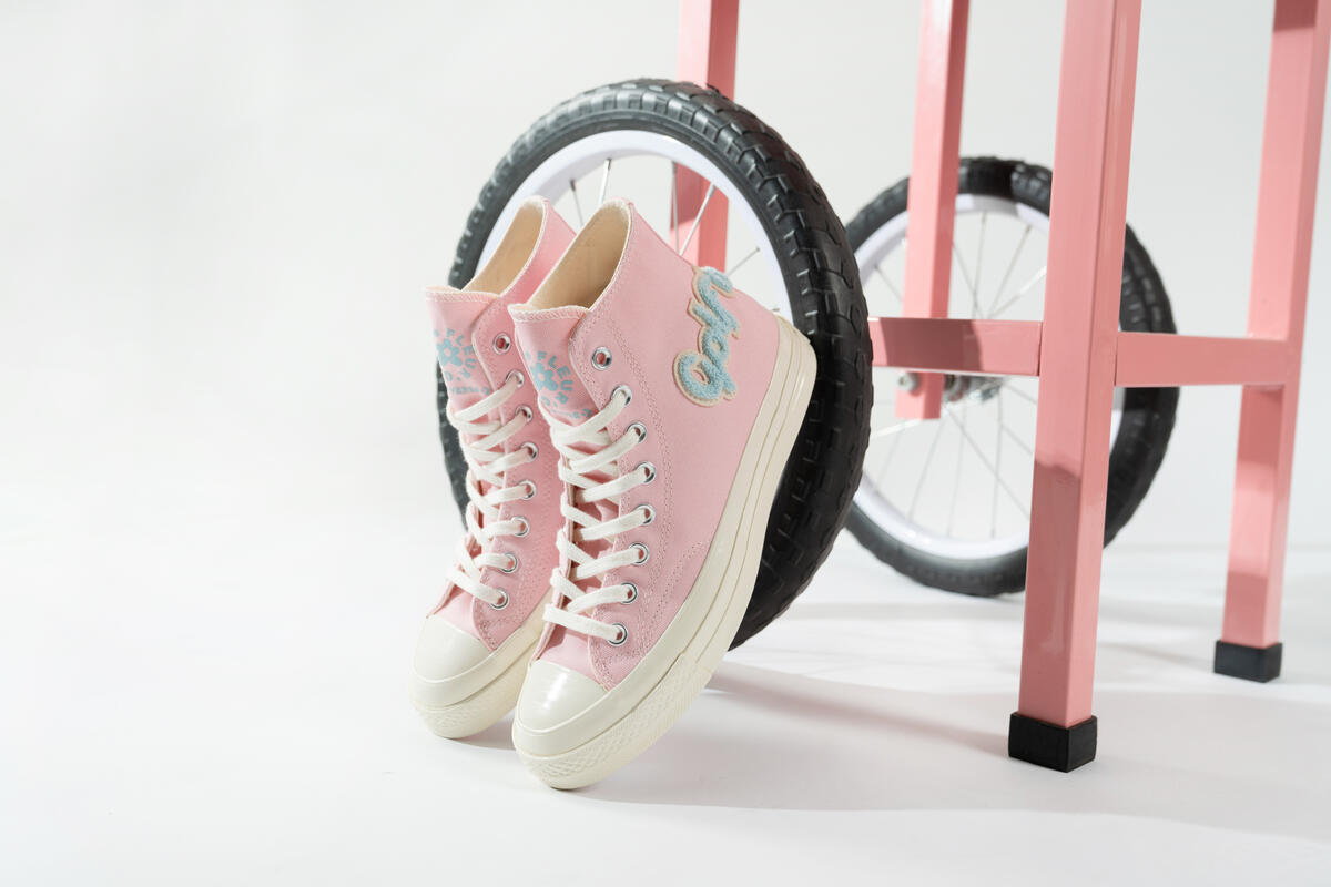 Converse x Golf Le Fleur Chenille Chuck 70 HI "Almond" - Image 14