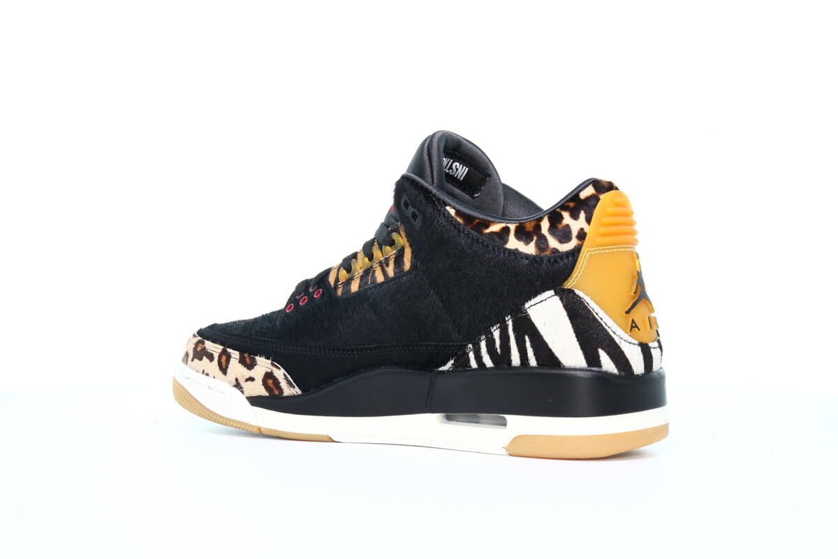 air jordan 3 retro black multi & dark mocha