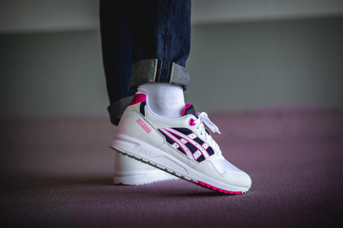 asics gel saga pink glo