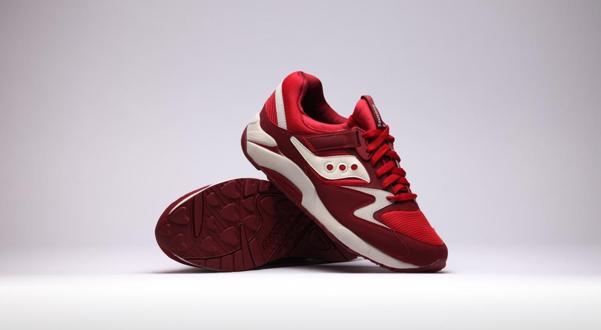 Saucony Grid 9000 "Fire Red"