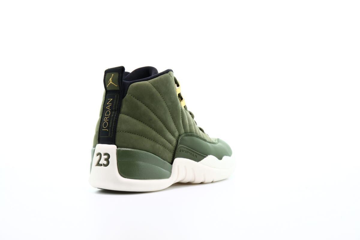 jordan retro 12 olive canvas