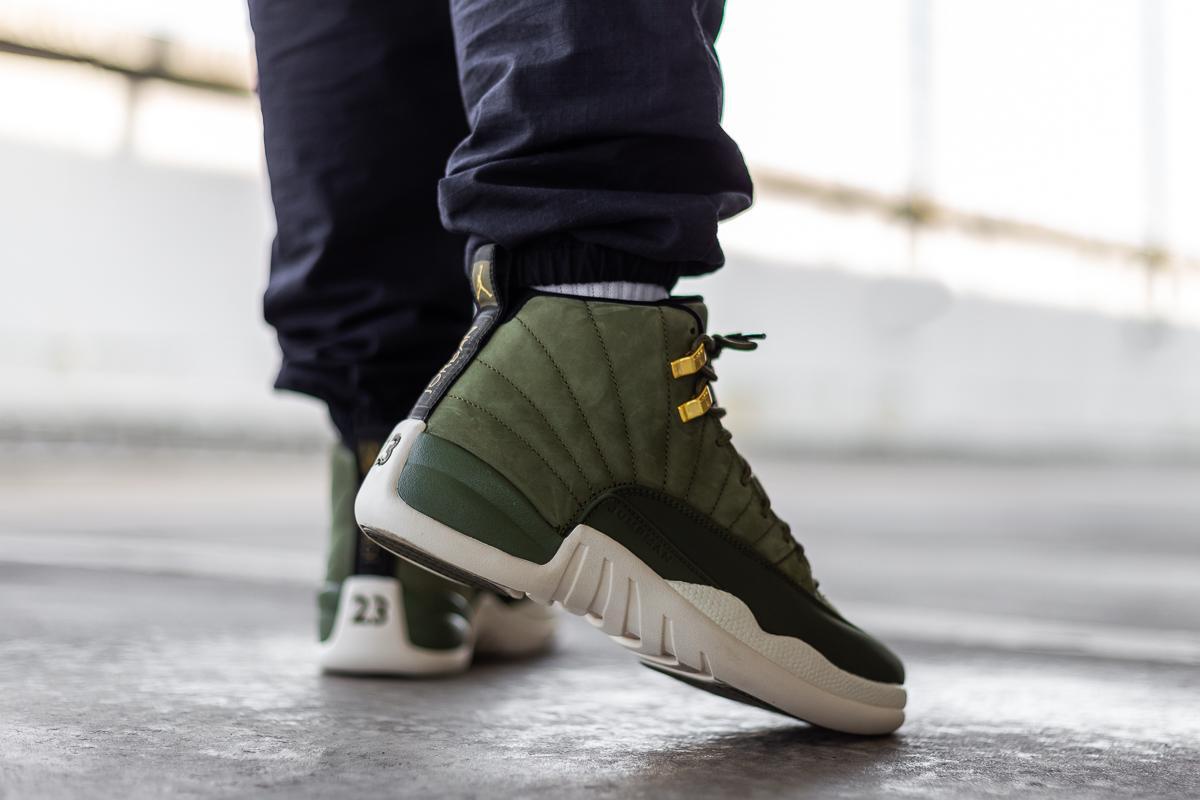 Olive Green Green Retro 12s Olive Green Green And Black Jordan 