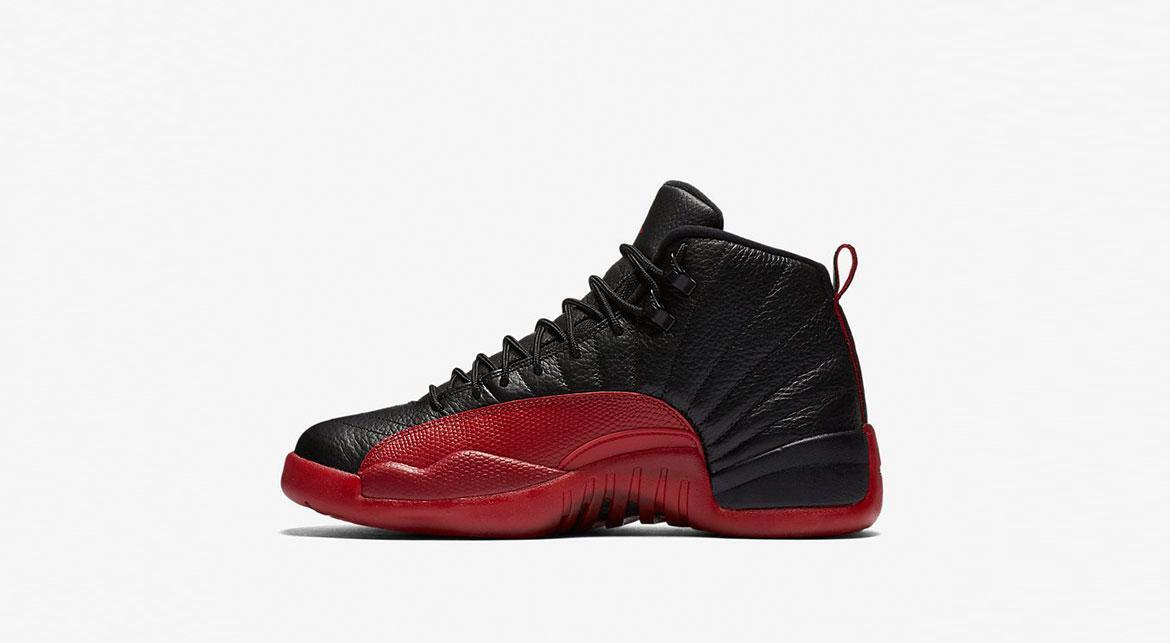 black and red air jordan 12