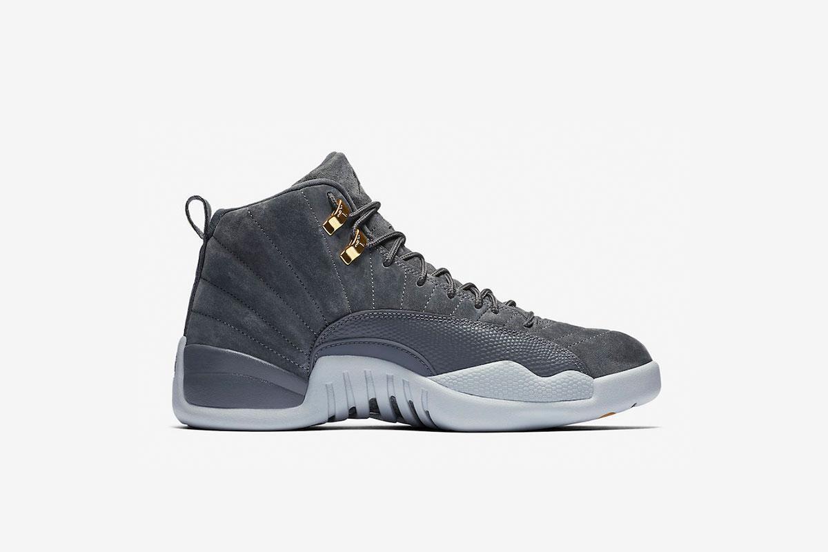 Jordan Air Jordan 12 Retro Dark Grey Men\'s Athletic Sneakers 130690-005 2017 Air Jordan 12 Retro  main image 2