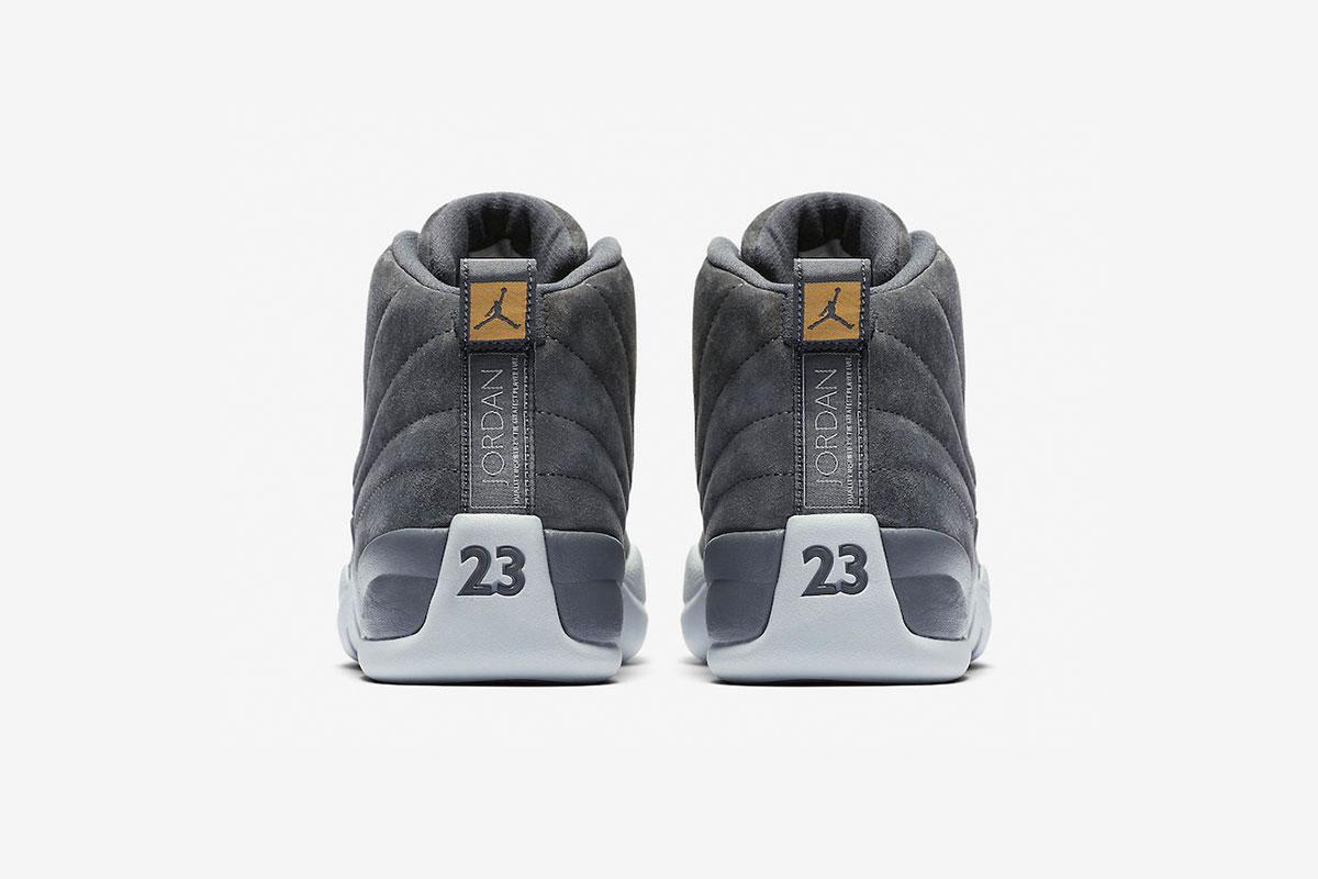 Nike Air Jordan 12 Retro Dark Gray Mens US 10.5 Athletic Sneakers 130690-005 Nike Air Jordan 12 Retro Dark Grey Gray 2017 Men main image 2