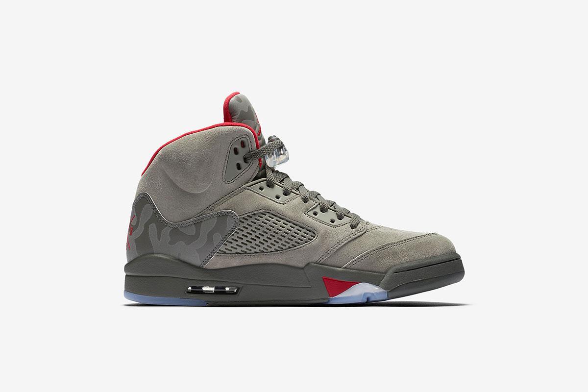 jordan retro 5 dark stucco university red