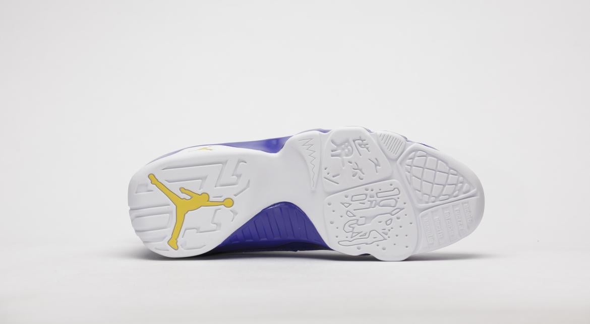 purple and yellow jordan 9