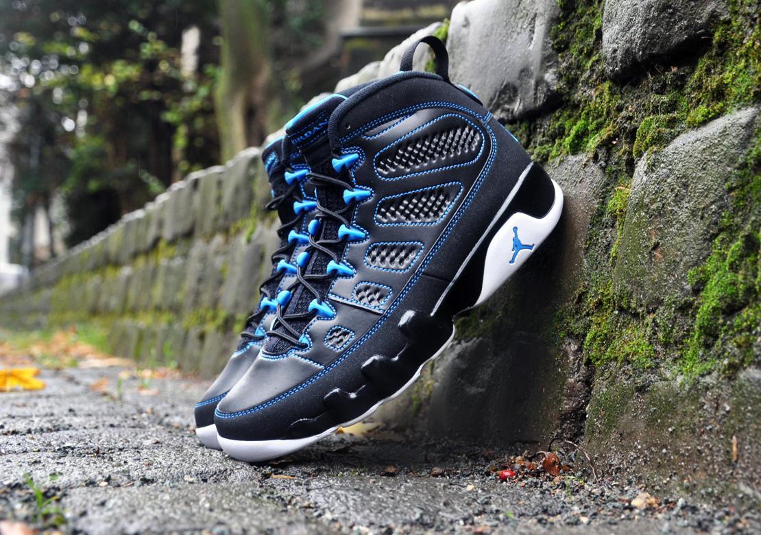 blue and black retro 9