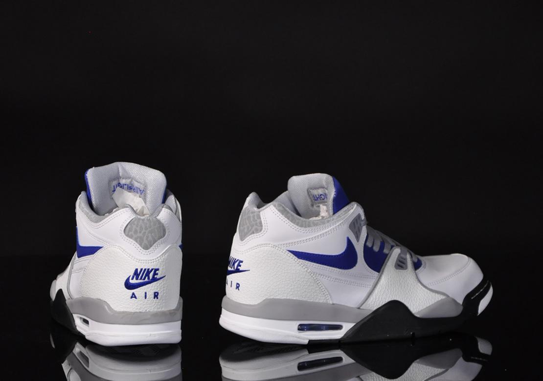Nike Air Flight 89 Size 12.0 White Gray 306252-108 High Top Nike Air Flight 89 Game Royal for Sale | Authenticity  main image 4