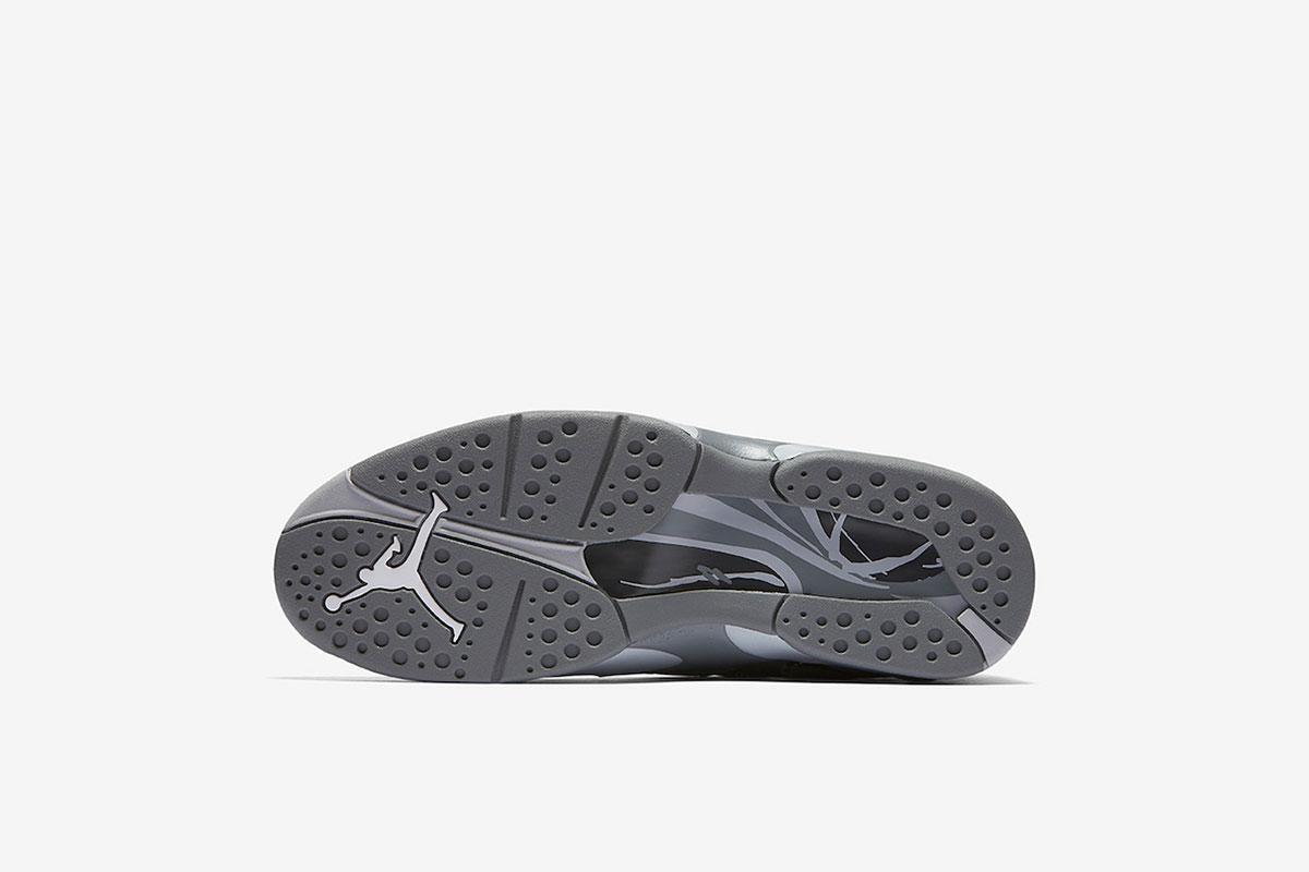 Jordan Men\'s 8 Retro Cool Grey Suede Basketball Shoes Size 12/30 cm  305381-014 Air Jordan 8  main image 4