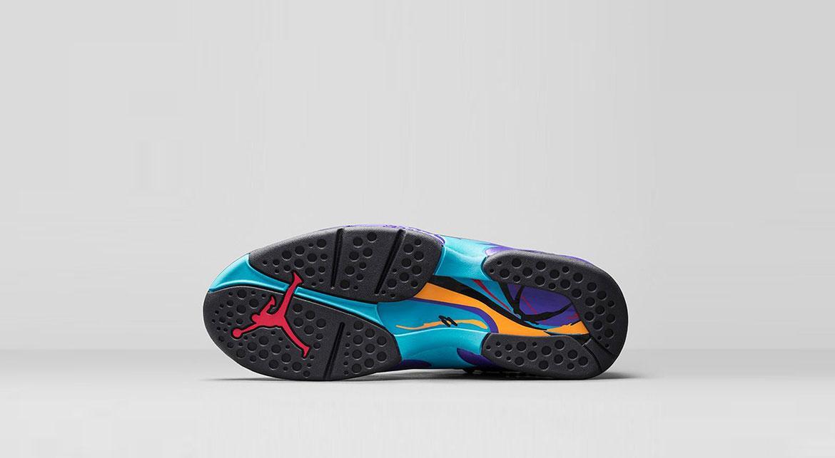 jordan 8 aqua bottom