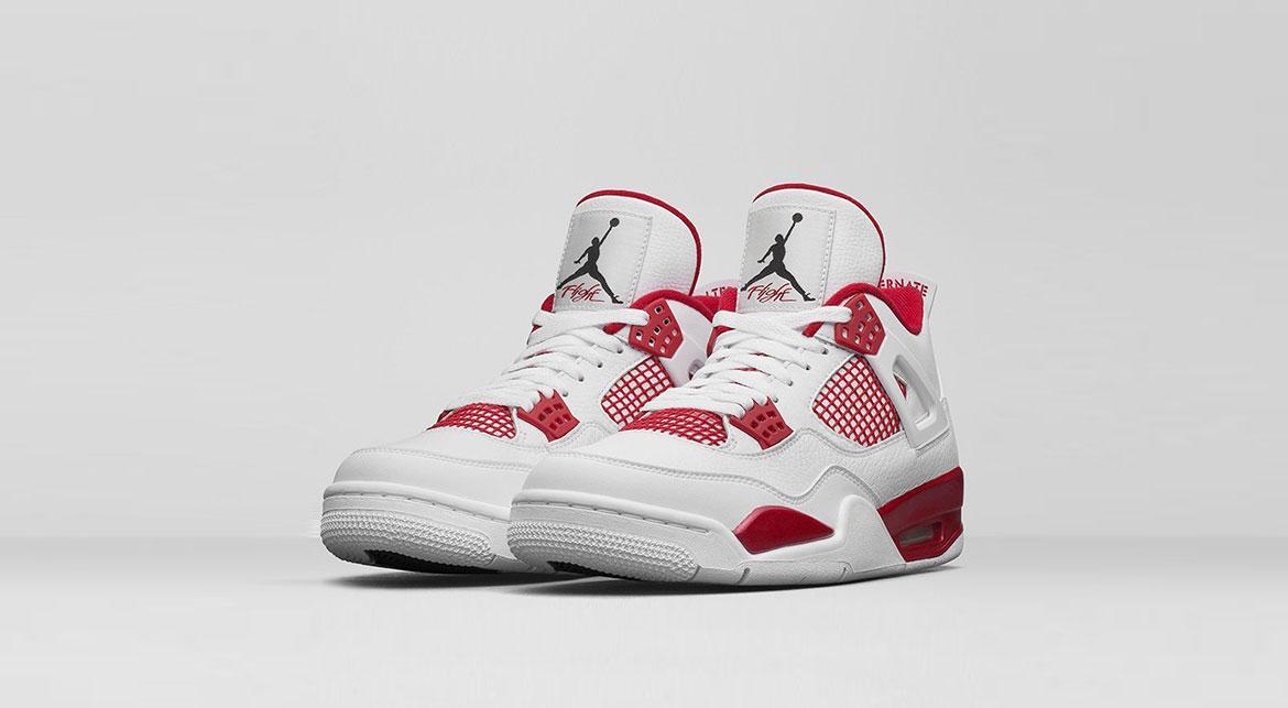 【美品】Nike Air Jordan 4 RETRO 308497-106 ALTERNATE 89 WHITE/BLACK-GYM RED US11 29cm エアジョーダン 4 レトロ オルタネイト Nike Air Jordan 4 Retro Style 308497-106 Sneakers-Size 12