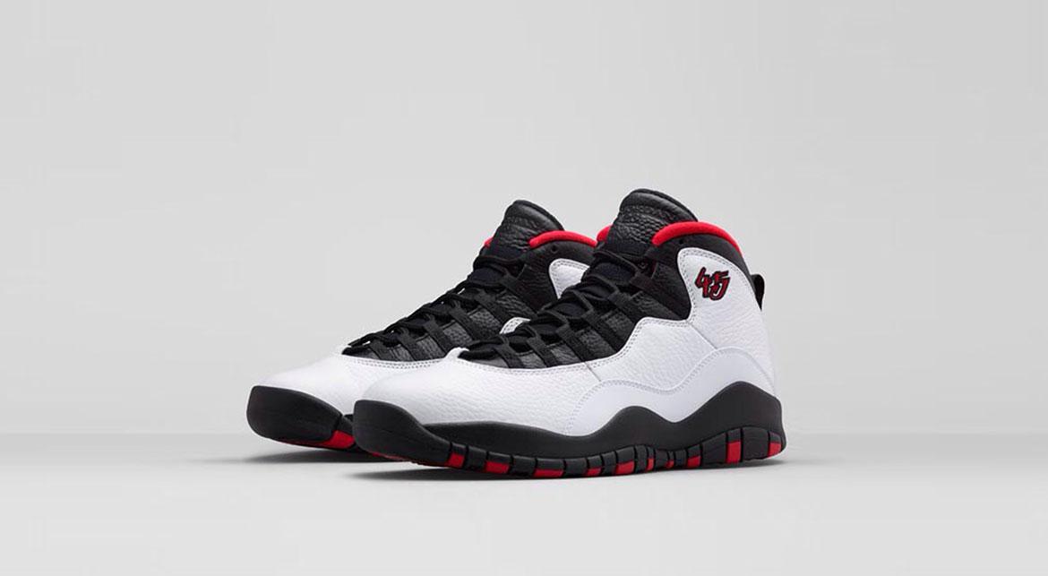 jordan 10 white black and red