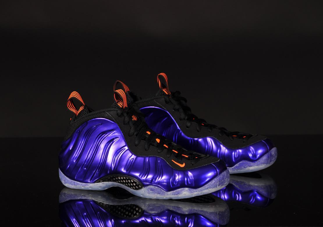 purple and black foams