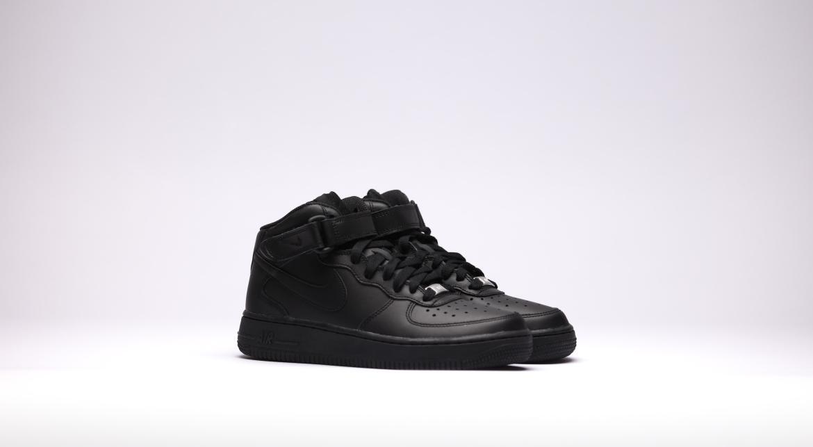 nike air force 1 mid gs black