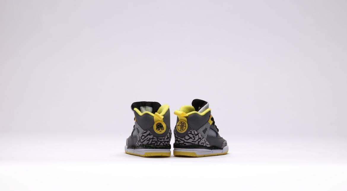 Air Jordan Spizike BT 'cl grey/vbrnt yllw-blk-wlf gry' (TD) - Image 4