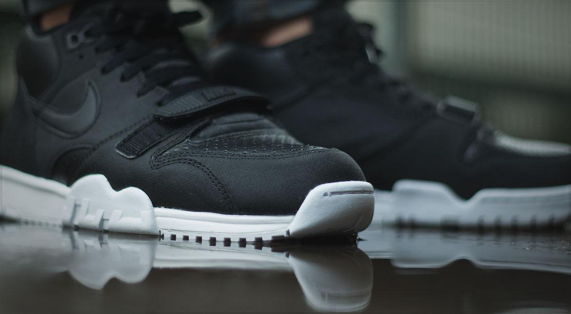 Nike Air Trainer 1 Mid Black Leather - Image 8