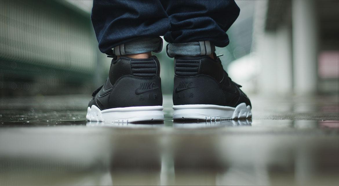 Nike Air Trainer 1 Mid Black Leather - Image 9