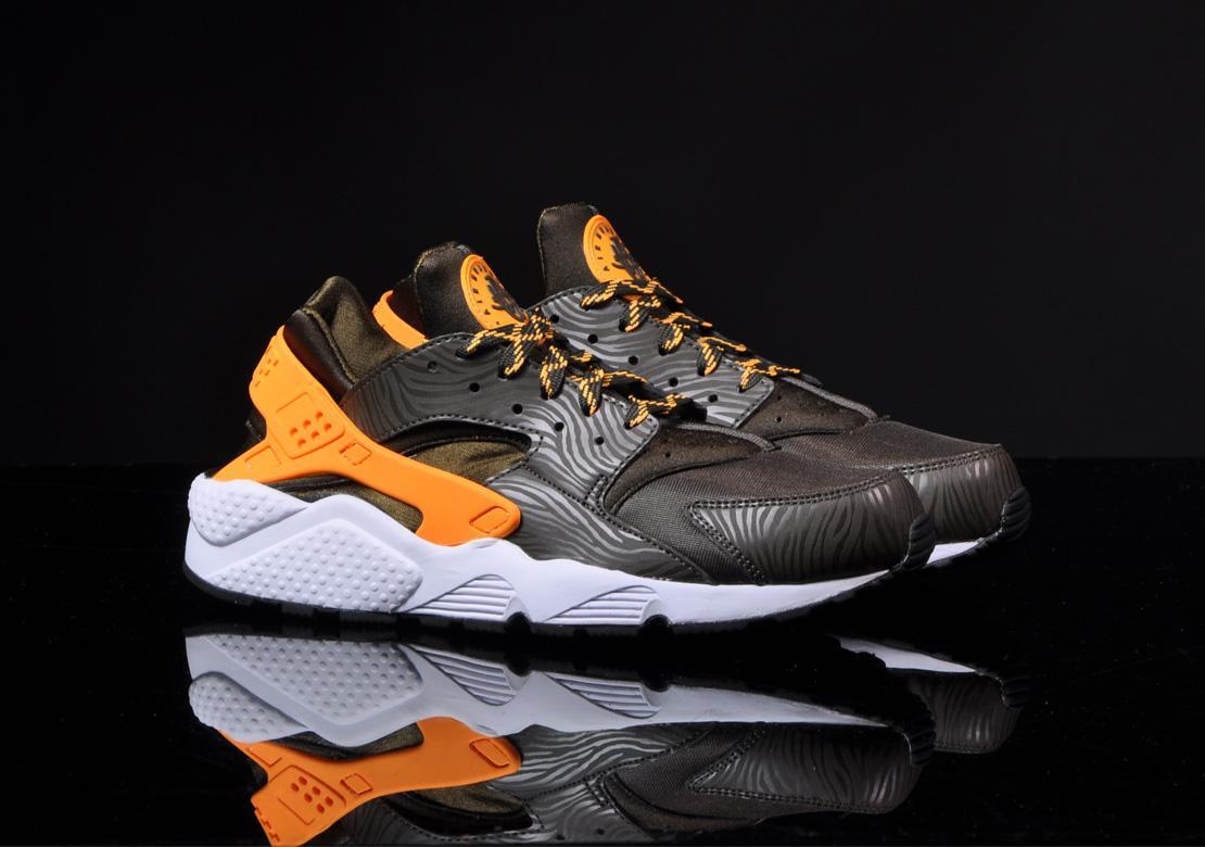 black orange huarache