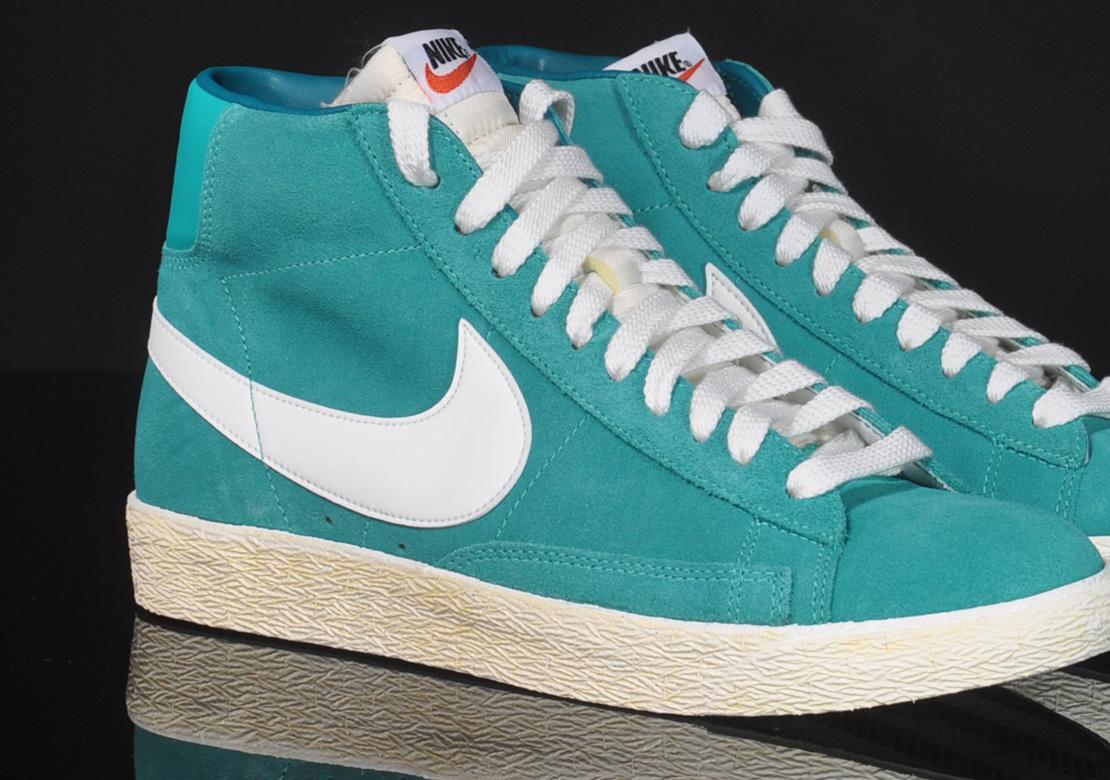 nike blazer teal green