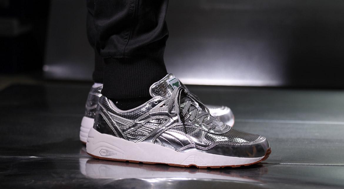 Trinomic R698 Puma R698 Silver Mens Puma X ALIFE Trinomic R698