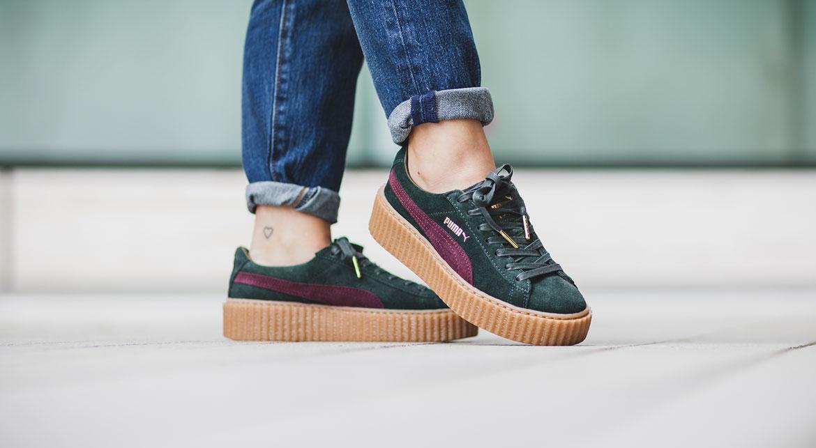 Puma x Suede Creepers "Green Bordeaux" | 361005-07 | AFEW STORE