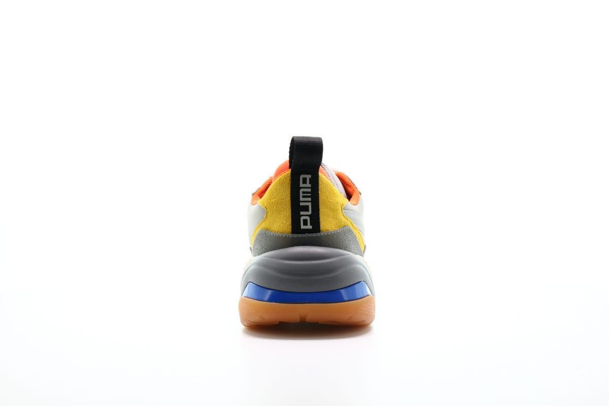 Puma Thunder Spectra Mens Size 12 Grey Orange Yellow Chunky Dad Shoes 367516-02 Puma Thunder Grey Puma Thunder Eletctric Grey Synthetic Mens  main image 3