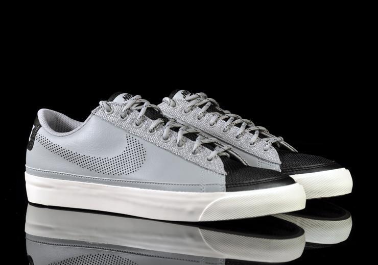 nike blazer low mens silver