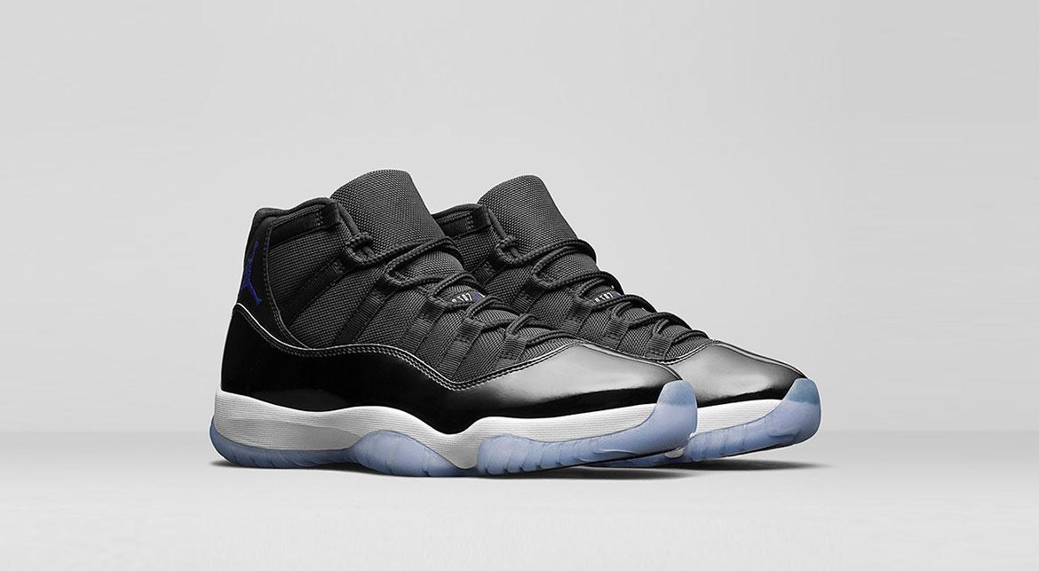 space jam 11 white and black