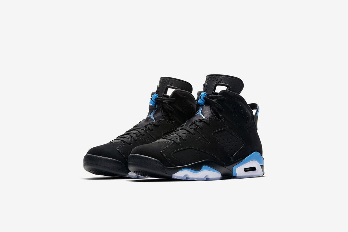 Jordan 6 Retro UNC Black University Blue Basketball Shoes 384664-006 Men\'s Sz 12 Air Jordan 6 “UNC” Black/University Blue 384664-006 - SoleSnk main image 4
