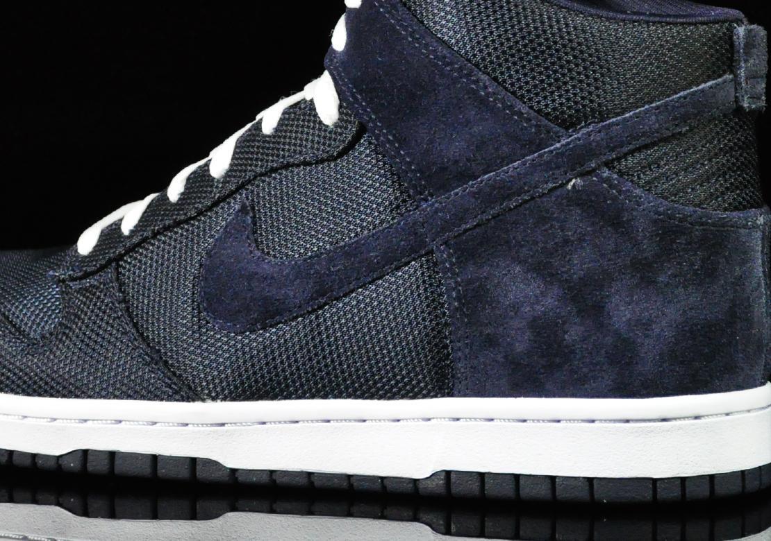 Nike Dunk High Woven Pack White | Dark Obsidian sneaker shoes mens size  13 Nike Dunk High Premium | 408174-402 | AFEW STORE main image 3