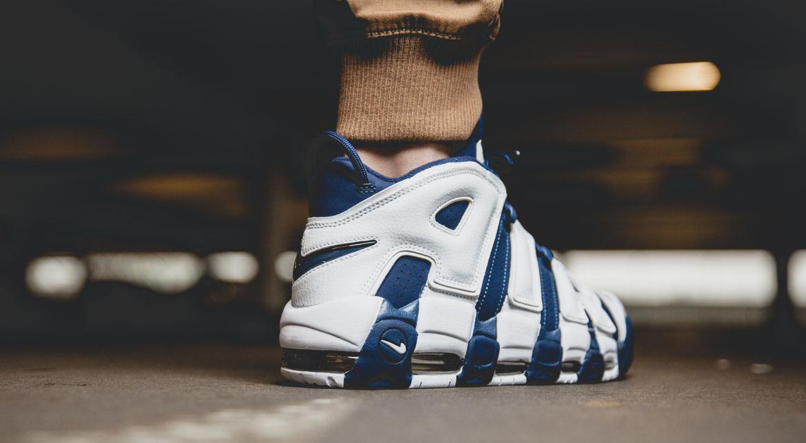 nike air more uptempo white midnight navy