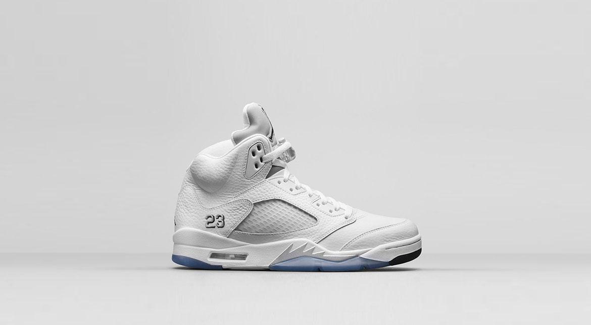 Air Jordan 5 Retro BG "metallic Silver" (GS) - Image 2