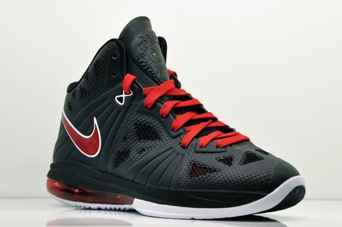 black and red lebron 8