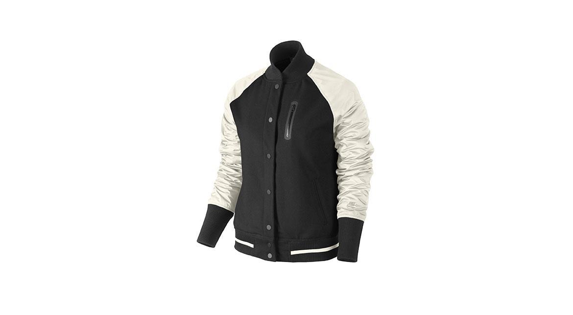 Nike WMNS Wool Raglan Destroyer Jacket "Black"