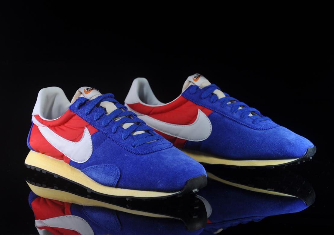 156★ NIKE PRE MONTREAL RACER VNTG ナイキ プリモントリオール レーサー ビンテージ スニーカー シューズ 25 レディース グレー Nike Pre Montreal Racer VTG Blue ⁄ Red (Size 10) \u2014 RootsBK